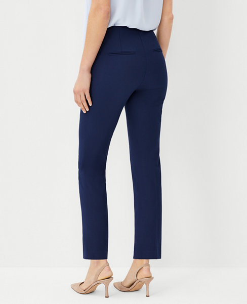 The Petite Side Zip Ankle Pant in Bi-Stretch
