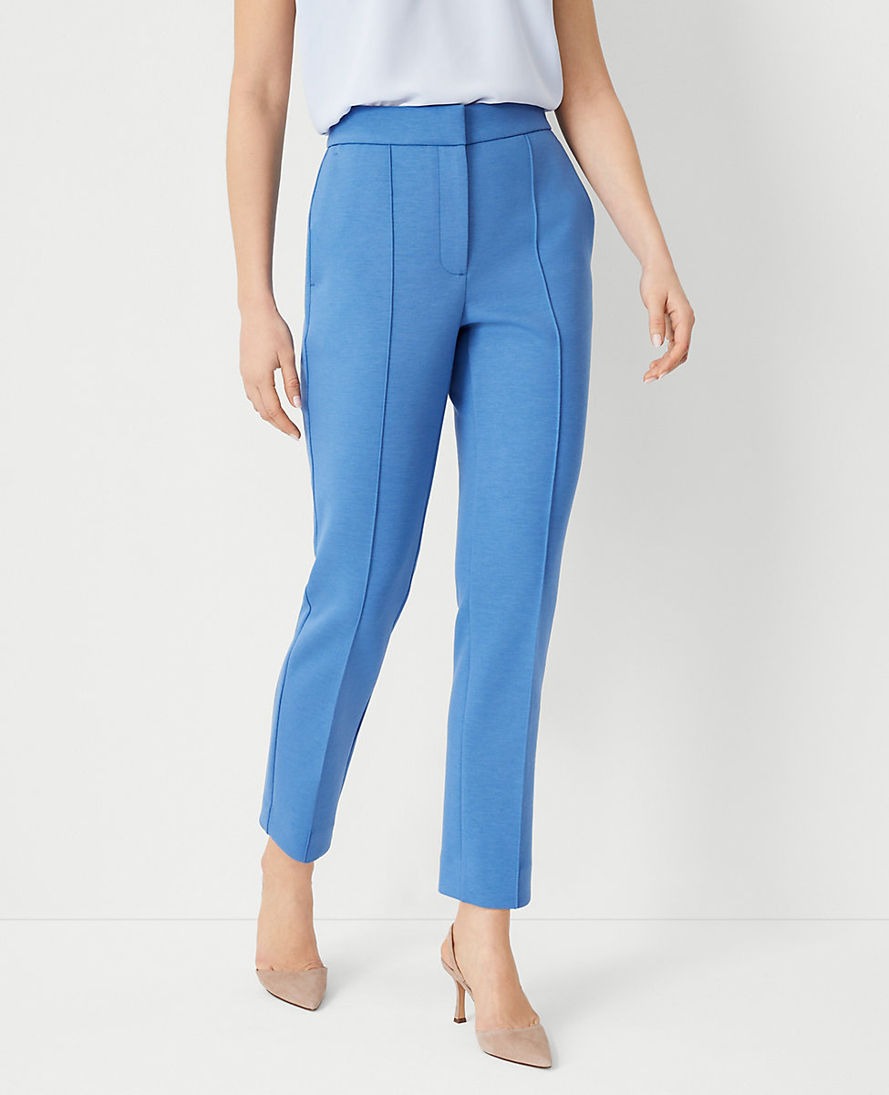 The Petite Eva Ankle Pant in Double Knit