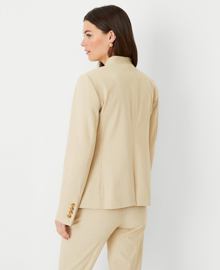 The Petite Cutaway Blazer in Bi-Stretch