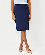 The Petite Seamed Pencil Skirt in Bi-Stretch carousel Product Image 1