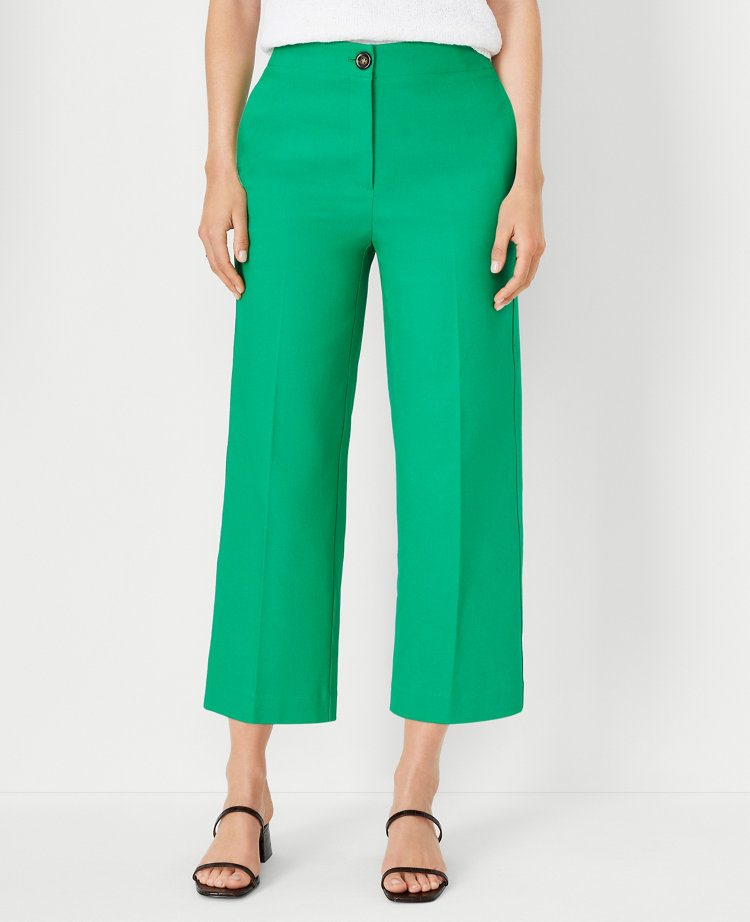 The Kate Wide Leg Crop Pant - Curvy Fit