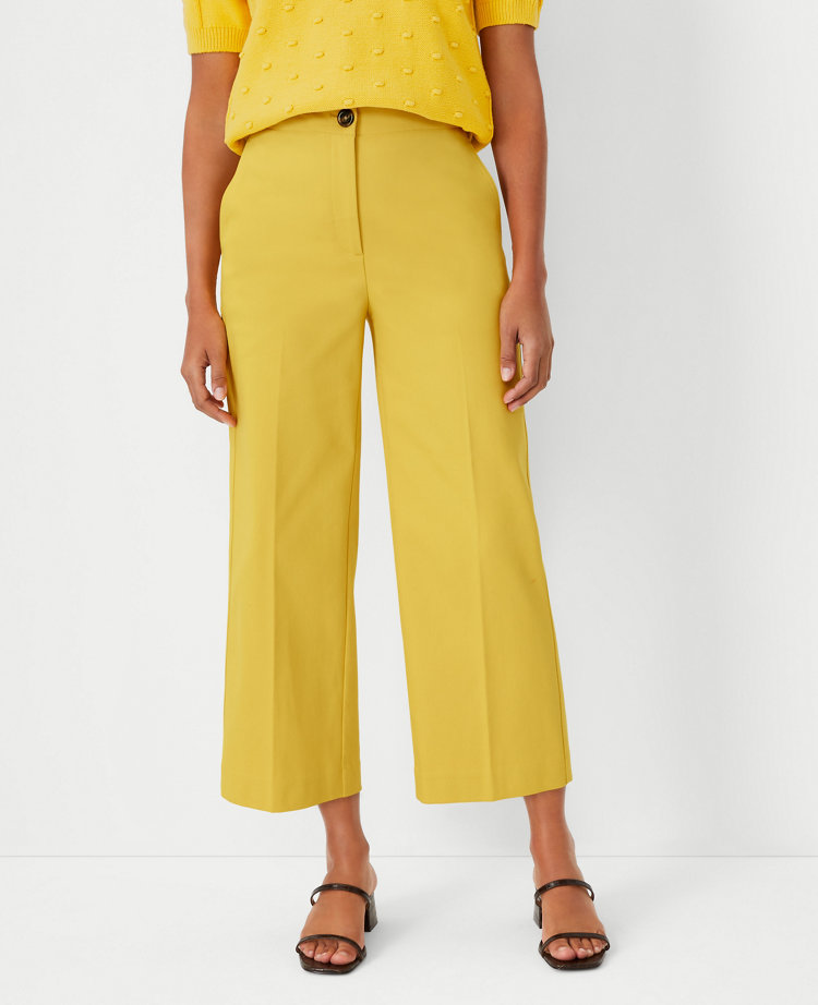 The Kate Wide Leg Crop Pant