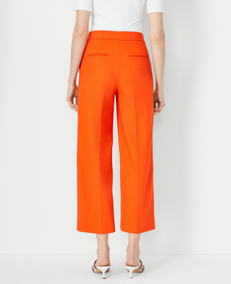 The Petite Kate Wide Leg Crop Pant - Curvy Fit