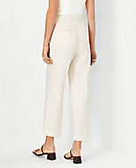 The Petite Seamed Straight Crop Pant in Stripe carousel Product Image 2
