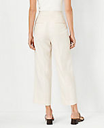 The Seamed Straight Crop Pant in Stripe - Curvy Fit carousel Product Image 2