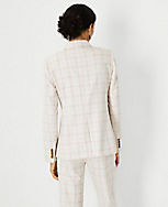 The Tailored Double Breasted Blazer in Plaid carousel Product Image 2