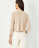 Silky Cropped Open Cardigan carousel Product Image 2
