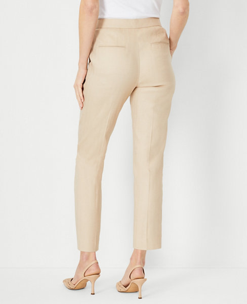 The Ankle Pant in Linen Blend