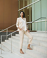 The Ankle Pant in Linen Blend carousel Product Image 3