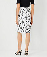 Petite Floral Pencil Skirt carousel Product Image 2