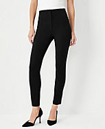 The Petite Audrey Crop Pant in Stretch Cotton carousel Product Image 1