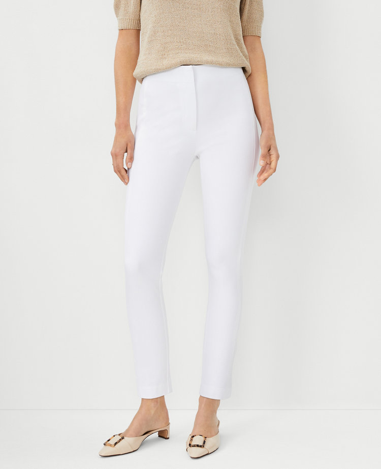 The Petite Audrey Crop Pant in Stretch Cotton