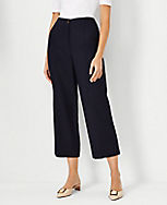 The Petite Seamed Straight Crop Pant - Curvy Fit carousel Product Image 1