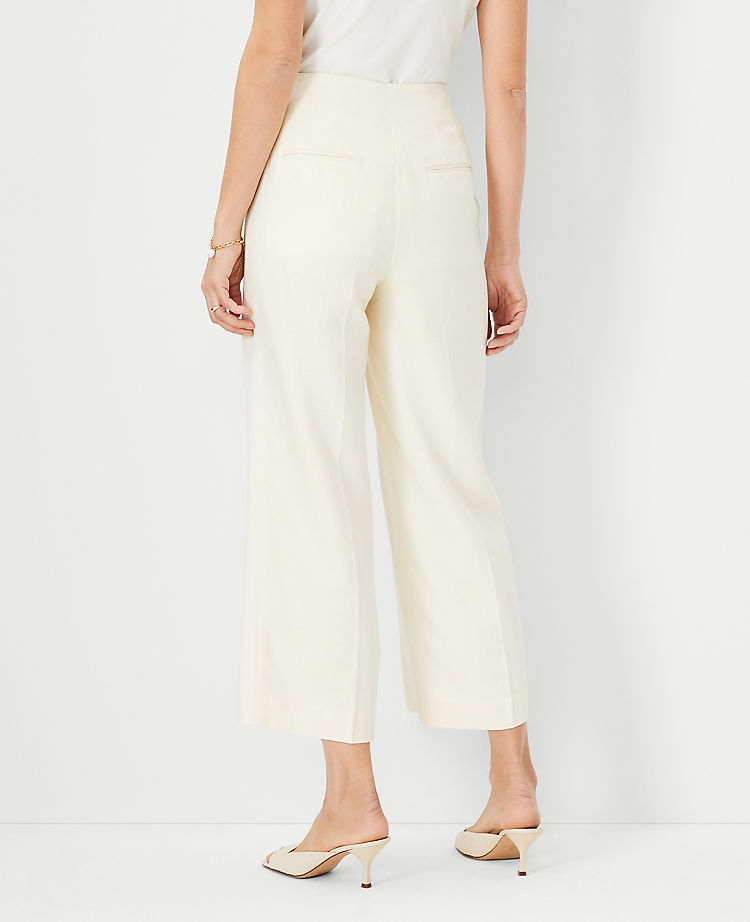 The Petite Seamed Straight Crop Pant