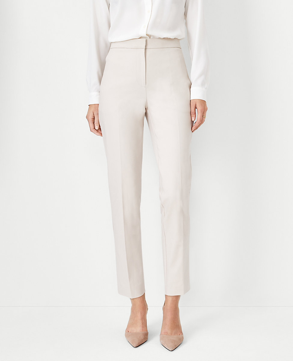 The Petite Eva Ankle Pant in Stretch Cotton