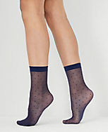 Dotted Sheer Crew Sock Set carousel Product Image 2