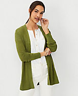 Linen Blend Open Cardigan carousel Product Image 1