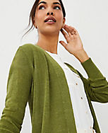 Linen Blend Open Cardigan carousel Product Image 3