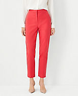 The Petite Eva Ankle Pant in Stretch Cotton - Curvy Fit carousel Product Image 1