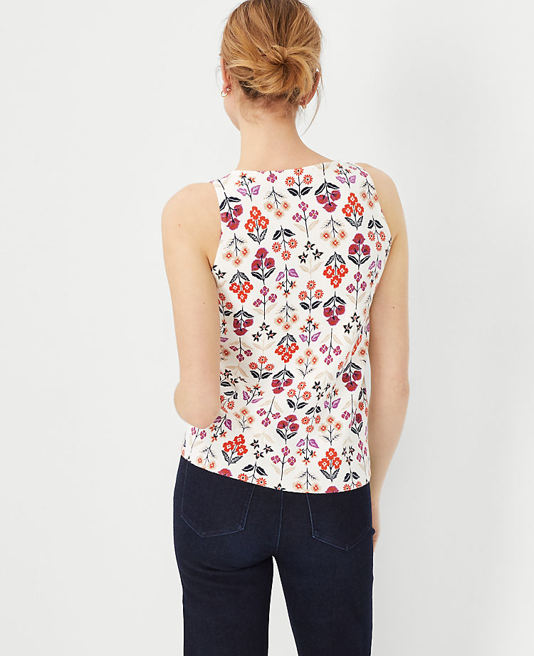 Petite Floral Sweater Shell