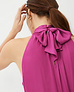 Petite Bow Halter Top carousel Product Image 3