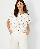 Tall Polka Dot Drop Shoulder Popover carousel Product Image 1