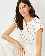 Tall Polka Dot Drop Shoulder Popover carousel Product Image 3