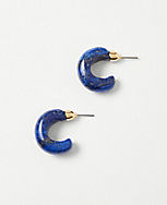 Marbleized Hoop Earrings carousel Product Image 1