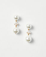 Mixed Pearlized Drop Earrings carousel Product Image 1