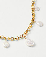 Freshwater Pearl Chain Necklace carousel Product Image 2