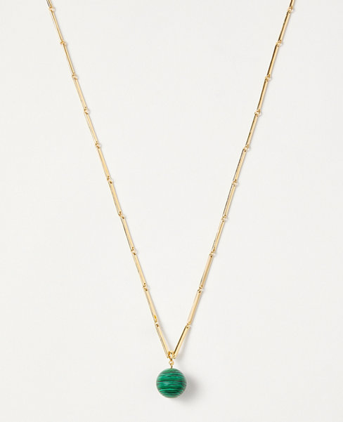 Marbleized Pendant Necklace
