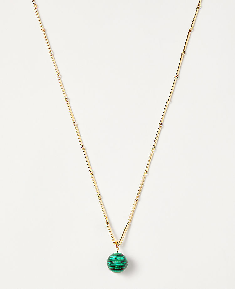 Marbleized Pendant Necklace