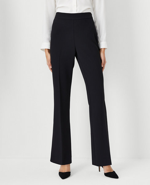The Side Zip Trouser Pant in Fluid Crepe - Curvy Fit