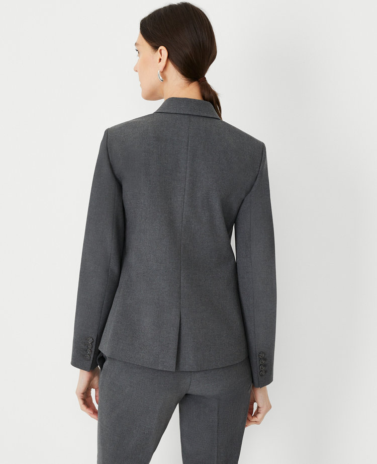 The Notched Two Button Blazer in Seasonless Stretch