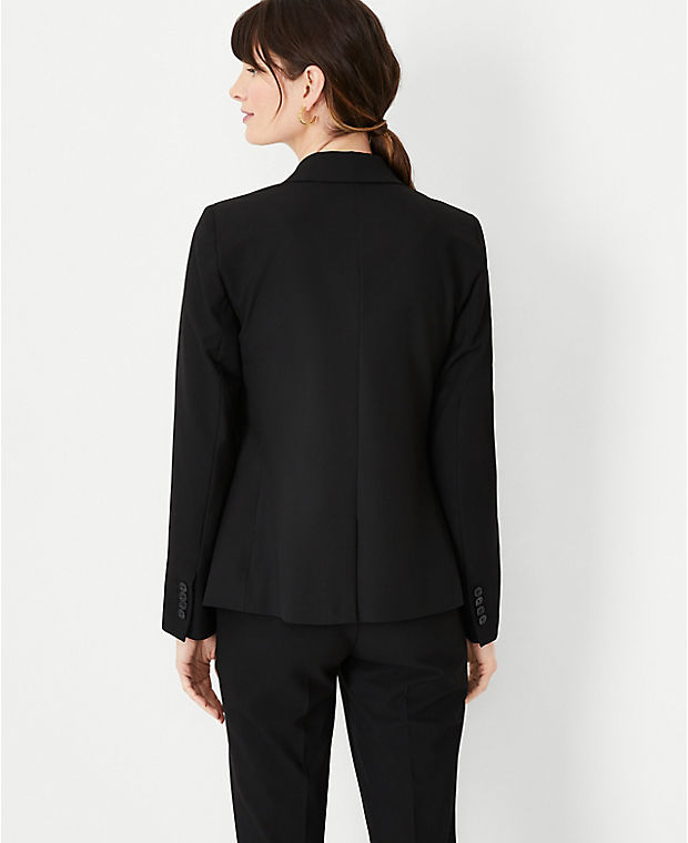The Notched Two Button Blazer in Seasonless Stretch