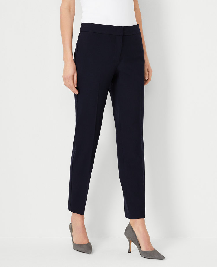 Ann Taylor The Eva Ankle Pant In Deep Navy Sky