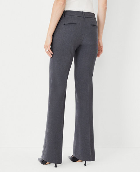 High-Waisted Belted Trouser in Seasonless Wool, Women's Pants