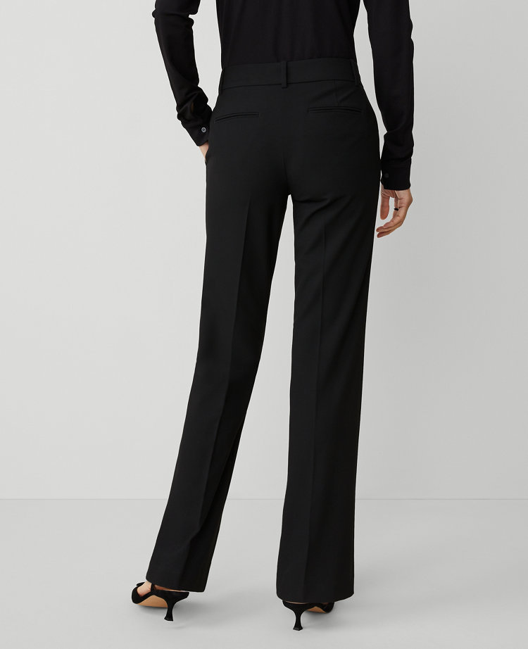 High-Waisted Belted Trouser in Seasonless Wool