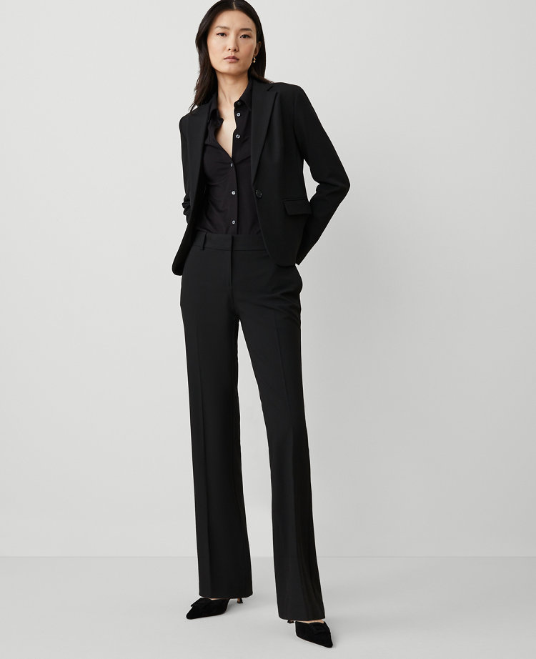 The Mid Rise Trouser Pant in Seasonless Stretch