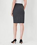 The Seamed Pencil Skirt in Seasonless Stretch carousel Product Image 2