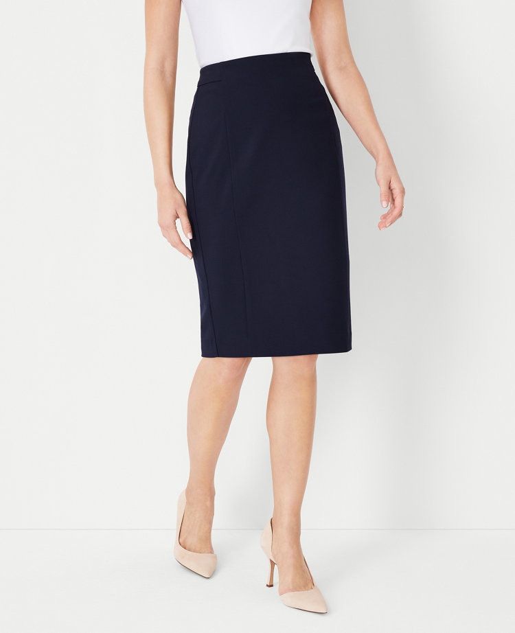 Navy blue 2024 pencil skirts