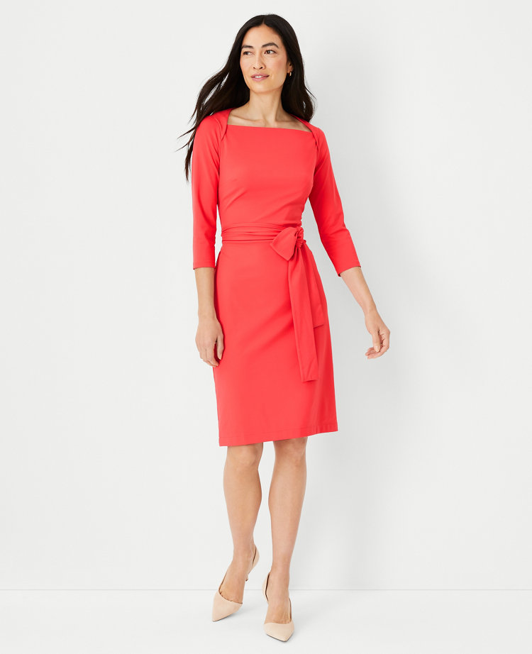 Deep coral outlet dress