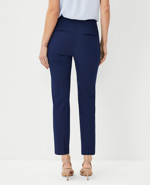 The Side Zip Ankle Pant in Bi-Stretch - Curvy Fit