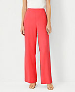 The Seamed Side Zip Straight Pant carousel Product Image 1