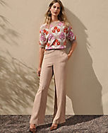 The Seamed Side Zip Straight Pant carousel Product Image 3