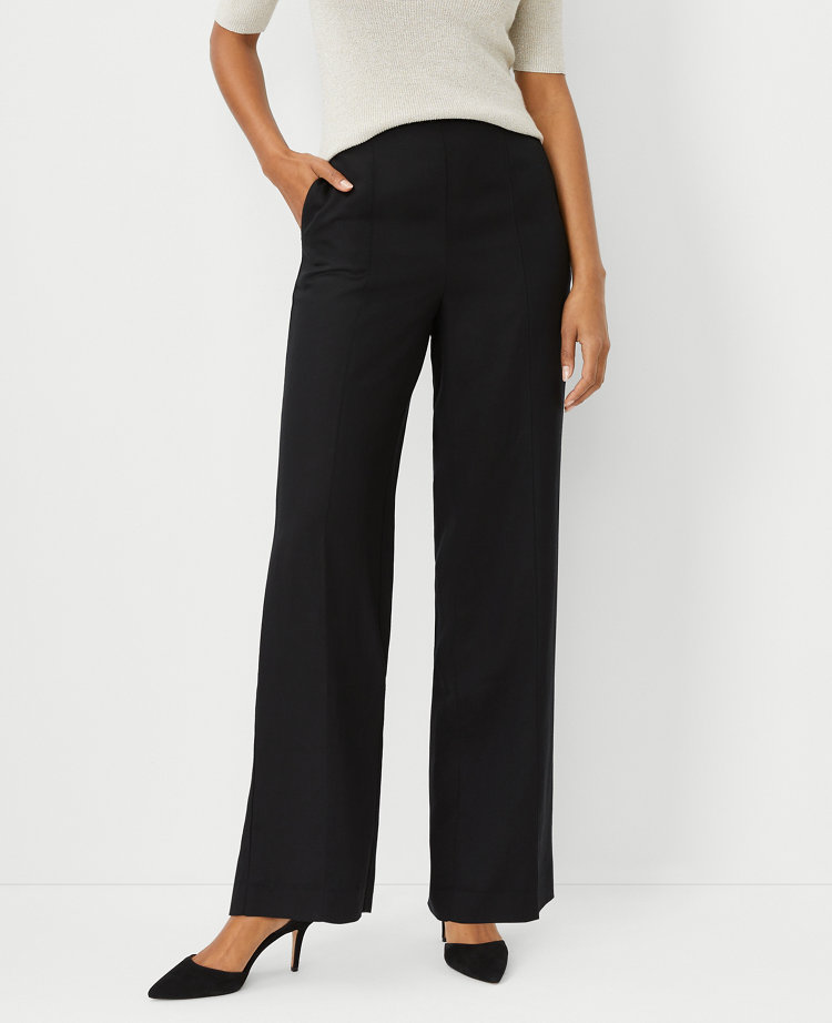 The Seamed Side Zip Straight Pant - Curvy Fit