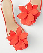 Flower Suede Sandals carousel Product Image 2
