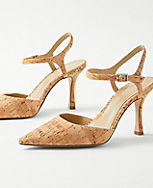 Cork Ankle Strap Pumps carousel Product Image 2