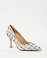 Mila Multicolored Tweed Pumps carousel Product Image 1