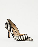 Azra Woven Straw Pumps carousel Product Image 1